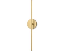 Luxavia Oplaadbare Wandlamp Rond Goud - Draadloze Wandlamp Zonder Boren - Touch Dimbaar - Leeslamp Slaapkamer - Wandlamp Binnen Oplaadbaar