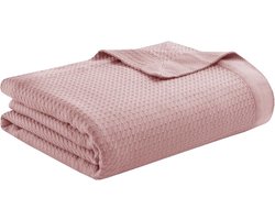 Luxe 100% Egyptisch Katoenen Ademend Deken voor Bed en Bank - Lichtgewicht en Comfortabel