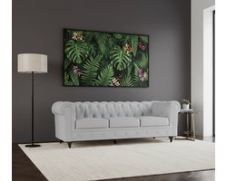 Luxe 2-Zits Microvezelbank Taupe – Comfortabele Sofa voor Woonkamer, Modern Design, Duurzaam & Gemakkelijk te Reinigen – 120 cm House&Garden