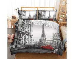 Luxe 3-delige Dekbedovertrekset met Kussenslopen voor Eenpersoons of Kingsize Bed