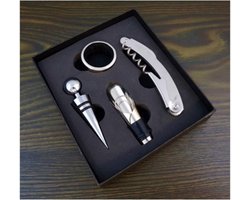 Luxe 4-delige Wijnopener Set | Wijn Accessoires | Geschenk Doos Wijnopener | | Wijnopener Set | Cadeautip