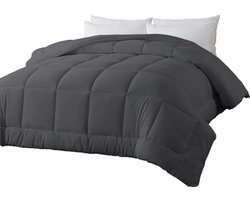 Luxe Alternatief Dekbed met Hoektabs - Alle Seizoenen Volledige Grootte 240 GSM Grijs