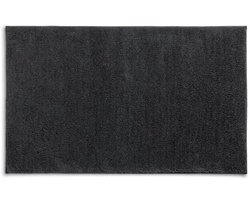Luxe Antislip Badmat Donkergrijs (60x100 cm) - Zacht, Wasbaar en Gemaakt van Gerecycled Materiaal