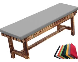 Luxe Antislip Bankkussen Binnen & Buiten - Waterdicht PU Leer Zitkussen voor Bank, Tuinbank, Schommel & Erker - Diverse Maten (90x45x5cm)