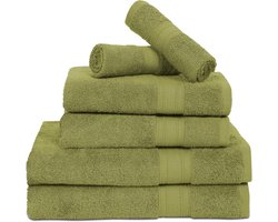 Luxe Badhanddoeken Set 6-Delig - 500 G/m² Zacht en Hoog Absorberend 100% Katoen