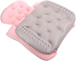 Luxe Badkussen - Badmat - Ontspanning in bad - Sneldrogend materiaal - 94 x 39 x 7 cm - Roze