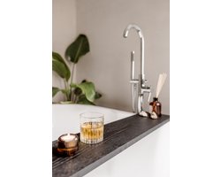 Luxe badplank zwart 70 cm - Badplank voor in bad - Eiken hout - Sterk materiaal - Massief eikenhout - Badrek zwart