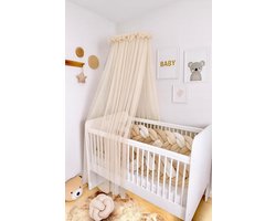 Luxe Bedhemel voor Babykamer en Ledikant van Fijne Tule Handgemaakt