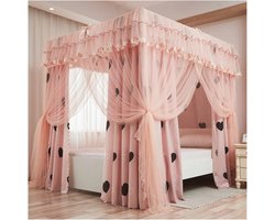 Luxe Bedhemel voor Meisjes - Verduisterend en Stofdicht Klamboe voor Slaapkamerdecoratie