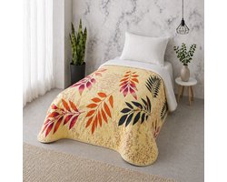 Luxe Bedsprei - Zomerdeken - Deken - Boutis - 180 x 240 cm - 1 persoon - Gematlasseerd - Azileaf