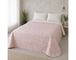 Luxe Bedsprei - Zomerdeken - Deken - Boutis - 240 x 270 cm - 2 personen - Gematlasseerd - Blink