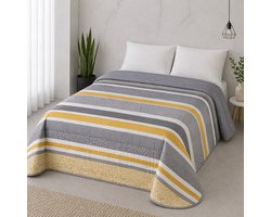 Luxe Bedsprei - Zomerdeken - Deken - Boutis - 240 x 270 cm - 2 personen - Gematlasseerd - Velya
