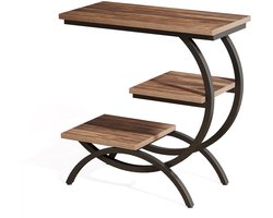 Luxe Bijzettafel Nova - Voor woonkamer of slaapkamer - Nachtkast - Bruin