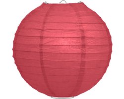 Luxe bol lampion bordeaux rood 35 cm