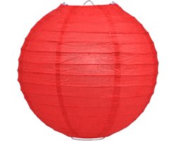 Luxe bol lampion Ø 25 cm - Rood