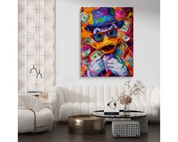 Luxe Canvas Schilderij Donald Smuck | 90x60 cm | Woonkamer | Slaapkamer | Kantoor | Muziek | Design | Art | Modern | ** 4CM DIK!