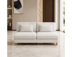 Luxe Corduroy 3-Zits Bank Beige - Novihome