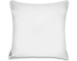 Luxe Deksaan Verwarming Kussen 80x80 cm - 70% Dons & 30% Veren - Puur Katoen