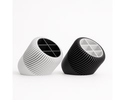 Luxe desk organizer - zwart - set van 2 stuks ELegance - minimalistisch - drawer organizer - bureau accessoires - Gerecycled polymeer -bureauorganizer pennenbakje bureau organiser