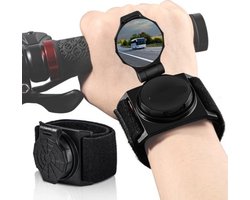 Luxe Fietsen Fietsen Achteruitkijkspiegels 360 Graden Draaiende HD Bolle Pols Spiegel Veiligheid Fiets Achteruitkijkspiegel Fiets Veiligheid Accessoire