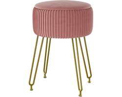 Luxe Fluwelen Kruk - Modern Design - 1 stuk - 32x48 cm