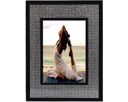 Luxe Fotolijst met Strass-steentjes voor Foto's en Posters - Zwart-Wit