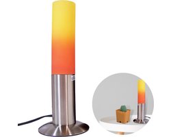 Luxe Gekleurde Tafellamp - Bedlamp - Lava Lamp Look - Sfeerverlichting - 11cm - 27cm Hoog - Inclusief Duurzame LED Lamp en Adapter - Inclusief EBOOK