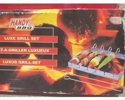 Luxe Grill Set - 24 x 33 cm met 6 pennen van 30 cm
