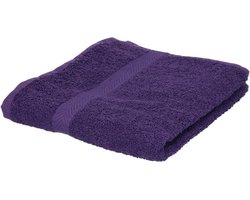 Luxe handdoek paars 50 x 90 cm 550 grams