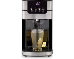 Luxe Heetwaterdispenser - Instant Waterkoker - Heetwatertap - Professionele Kwaliteit - Zilver met Zwart