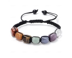 Luxe helende stenen armband - 7 chakra's
