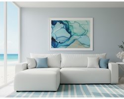 Luxe Hoekbank met Slaapfunctie & Opbergruimte – XL 3-Zits Inklapbare Slaapbank – Universele Ottomaan – Bouclé C1 – Modern Design – 278 x 145 cm House&Garden