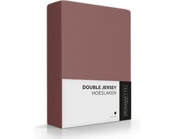 Luxe Hoeslaken - Taupe - 140x200 cm - Jersey Stretch - Romanette