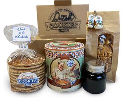 Luxe Hollandse Cadeau Stroopwafel Box | Bedankt Cadeau met Authentieke Stroopwafels | Geschenkverpakking voor Collega's en Relaties