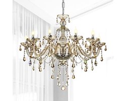 Luxe K9 kristallen kroonluchter hanglamp voor woonkamer, slaapkamer en hal - 10 lichtpunten