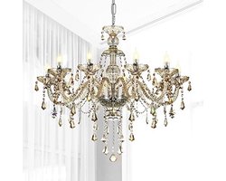 Luxe K9 kristallen kroonluchter hanglamp voor woonkamer, slaapkamer en hal - 10 lichtpunten