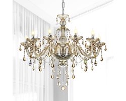 Luxe K9 kristallen kroonluchter hanglamp voor woonkamer, slaapkamer en hal - 10 lichtpunten