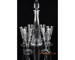 Luxe Karaf Set met Glazen – Klassiek en Elegant Design
