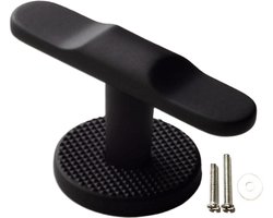 Luxe Kastknop zwart T (Metaal) - Kastknoppen zwart - Deurknopjes zwart voor kast - T - Deurknop zwart - Deurknopjes zwart - Handgreep - Meubelknop zwart - Meubelknoppen zwart - Deurknopjes zwart - Deurknoppen zwart - Ladeknoppen voor deurtjes
