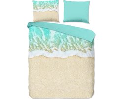 Luxe katoen dekbedovertrek Sea - lits-jumeaux (240x200/220) - hoogwaardig en fijn geweven - prachtige dessin