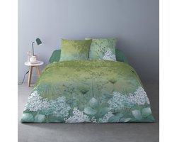 Luxe Katoen Percale Dekbedovertrek 240 x 220cm Blanchefleur