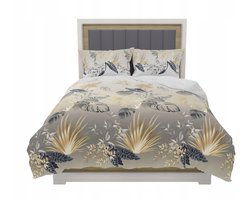 Luxe Katoen Satijn Dekbedovertrek Set 220x200cm - Silver Collectie