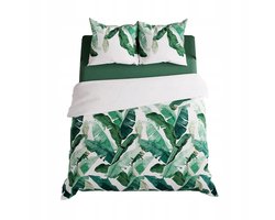 Luxe Katoen Satijn Dekbedovertrekset 220x200cm - Bloemenpatroon