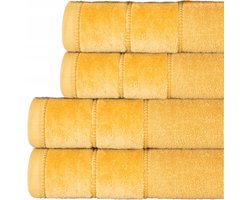 Luxe Katoenen Handdoekenset 4 Stuks - Zacht & Absorberend