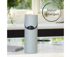 Luxe keukengerei-set® RVS en lepelhouder - Siliconen spatels BPA-vrij - Anti-aanbak - Krasvrij