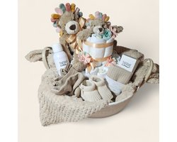 Luxe kraammand mama en baby – compleet kraamcadeau