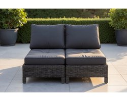 Luxe Ligbed – Zwart – Industrohome