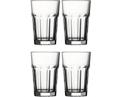 Luxe Longdrinkglazen - 375ml/37.5cl - (4 Stuks) - Drinkglas - Limonadeglazen - Glas - Hoogwaardige kwaliteit - Glazenset - Drinkglazen - Cocktailglazen