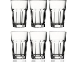 Luxe Longdrinkglazen - 420ml/42cl - (6 Stuks) - Drinkglas - Limonadeglazen - Glas - Hoogwaardige kwaliteit - Glazenset - Drinkglazen - Cocktailglazen