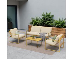 Luxe Loungeset – Weerbestendig – 119x81x22 cm – Industrohome